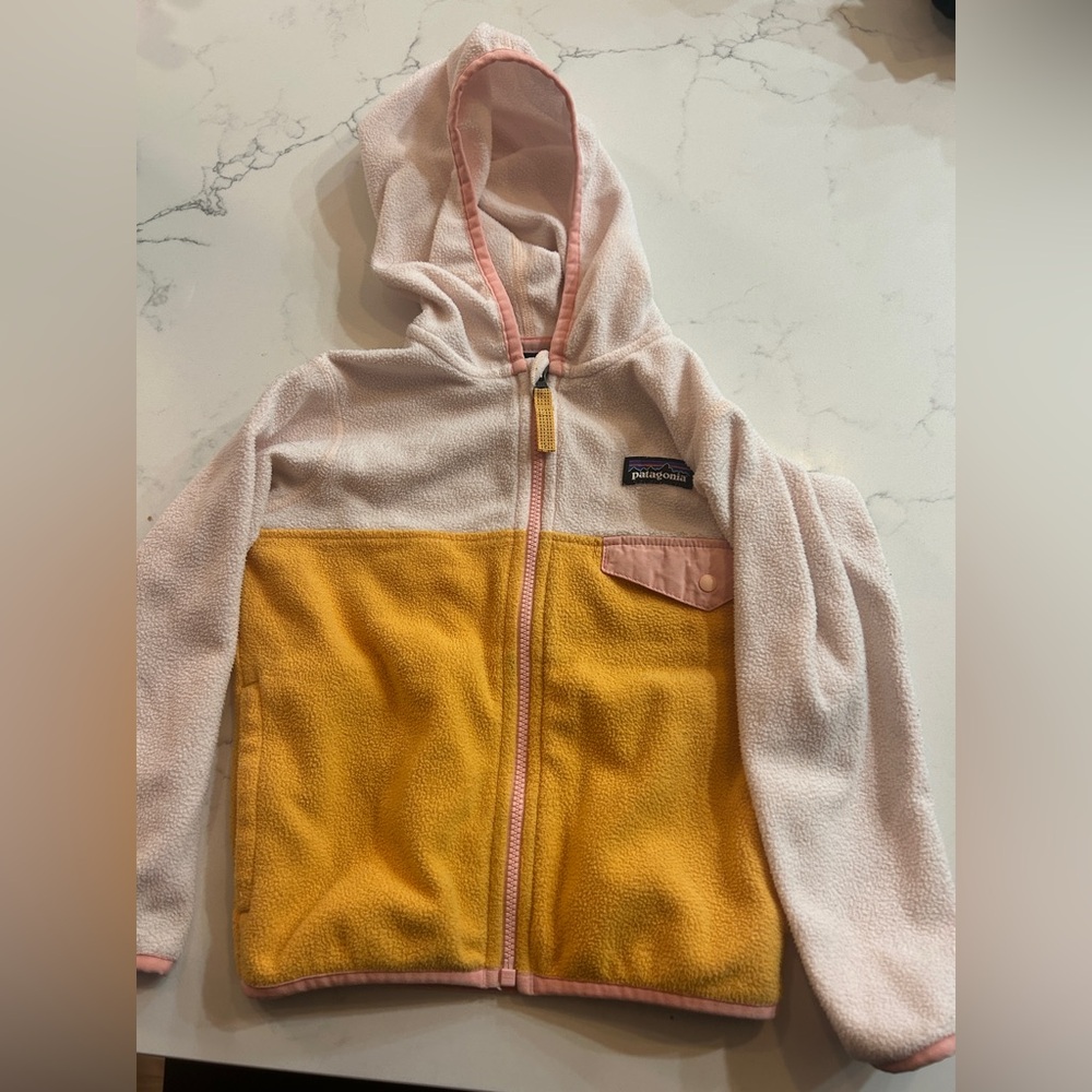 Patagonia Toddler 2T Fleece Jacket Pink/Orange